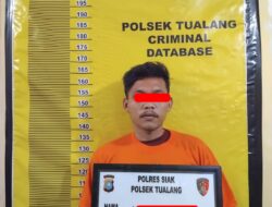 Pelaku Penggelapan Berupa 1 (satu) unit Sepeda Motor Diamankan Tim Opsnal Polsek Tualang