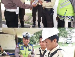 Sambari Patroli, Personil Subdit Gakkum Ditlantas Polda Riau Giat Cooling System Guna Sukseskan Pemilu 2024