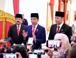 Presiden Republik Indonesia Ir. Joko Widodo Melantik Menteri Koordinator Polhukam dan Menteri ATR/BPN