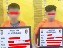 2 Orang Pelaku Pemerasan dan Spesialis Curat Diamankan Oleh Tim Opsnal Polsek Tualang