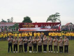 Meriahkan hari Bhayangkara ke 78, Polda Riau gelar Olahraga bersama TNI-Polri dan Pemerintah Provinsi Riau