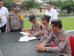 Polres Batubara Lakukan Pemeriksaan Senpi , Perkuat Pencegahan Penyalahgunaan