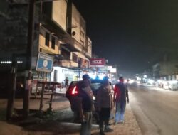 Personil Polsek Indrapura,Giat Melaksanakan Patroli Malam Antisipasi Kamtibmas