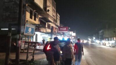 Personil Polsek Indrapura,Giat Melaksanakan Patroli Malam Antisipasi Kamtibmas