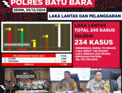 Refleksi Akhir Tahun 2024 Polres Batu Bara Paparkan Pencapaian dan Tantangan di Tahun 2025