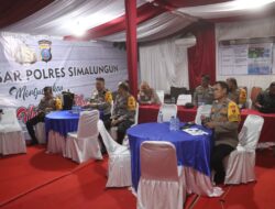 Kapolres Simalungun Ikuti Pemantauan Virtual Kamtibmas Malam Tahun Baru 2025 Bersama Kapolri