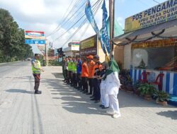 Personil Polres Batu Bara Melaksanakan Kegiatan Apel Pagi Di Pos PAM 3 Durian