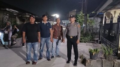 Personil Polsek Medang Deras melaksanakan Kegiatan Patroli Malam Antisipasi Begal