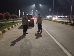 Polsek Lima Puluh Melaksanakan Patroli Mobile Pada Malam Hari Guna Memelihara Kamtibmas