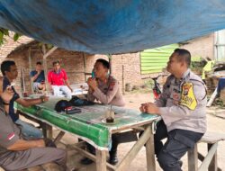 Kapolsek Indrapura AKP Reynold Silalahi SH, Melaksanakan Kegiatan Cooling System Menjaga Harkamtibmas