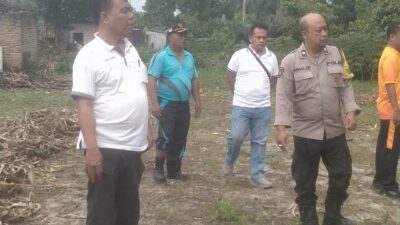 Polsek Tanah Jawa Persiapkan Lahan Ketapang Dukung Program Ketahanan Pangan Presiden