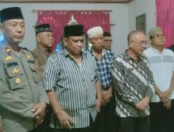 Kapolsek Tanah Jawa Bersama Personel Melayat ke Rumah Duka IPDA Purn ARDAN