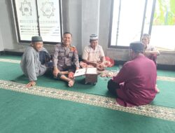 Kanit Binmas Polsek Bangun Gelar Jumat Curhat di Masjid Al Mutakin, Huta III Nagori Karang Bangun