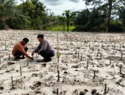 Polsek Medang Deras, melaksanakan kegiatan Program 100 Hari Presiden Republik Indonesia