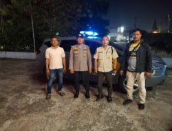 Kapolsek Indrapura AKP Reynold Silalahi SH, Melaksanakan Kegiatan Antisipasi Gangguan Kantibmas.