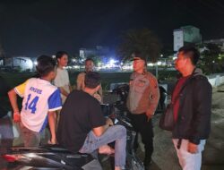 Personil Polsek Indrapura, Melaksanakan kegiatan patroli di beberapa titik