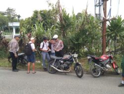Sat Lantas Polres Simalungun Tindak 22 Kendaraan Berknalpot Blong di Sondi Raya