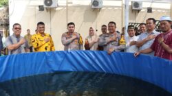 Polres Batu Bara Melaksanakan Kegiatan Penaburan Ikan, Dengan Kadis Perikanan Batu Bara