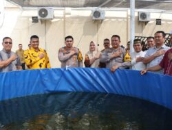 Polres Batu Bara Melaksanakan Kegiatan Penaburan Ikan, Dengan Kadis Perikanan Batu Bara