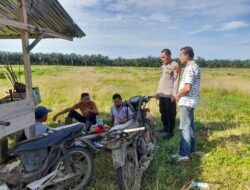 Personil Polsek Lima Puluh, Melaksanakan Kegiatan Koordinasi Serta Pengecekan Lahan Ketapang..