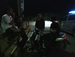 Personil Polsek Indrapura Melaksanakan Kegiatan Patroli Malam