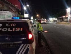 Personil Sat Lantas Polres Batu Bara, Melaksanakan Kegiatan Patroli Blue Light..