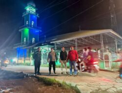 Kapolsek Medang Deras AKP Abdi Tansar SH, MH, Melaksanakan Patroli Malam