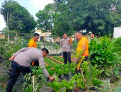 Polsek Indrapura, Melaksanakan Kegiatan Pengecekan Lahan Sebagai Percontohan