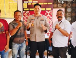 Kunjungan Awak Media Bersilaturahmi ke Kapolsek Minas