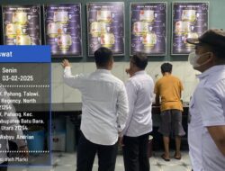 Pastikan Kebersihan dan Kualitas Makanan, Kalapas Labuhan Ruku Monitoring Dapur Lapas