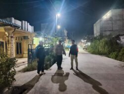 Kapolsek Medang Deras AKP Abdi Tansar SH, MH, Melaksanakan Kegiatan Antisipasi Terjadinya Genk Motor