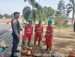 Personil Sat Samapta Polres Batu Bara.Melaksanakan Kegiatan Patroli Di alogis Dan Cooling System