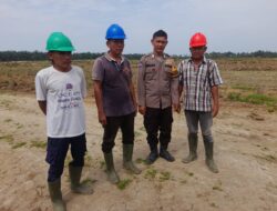 Polsek Lima Puluh, Melakukan Koordinasi Serta Pengecekan Lahan Ketapang