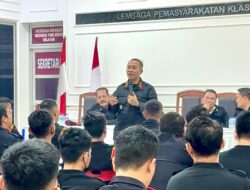 Perkuat Tusi Pengamanan, Kalapas Pimpin Rapat Dinas Pengamanan