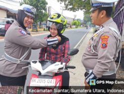 Sat Lantas Polres Simalungun Gencarkan Kampanye Keselamatan Berlalu Lintas