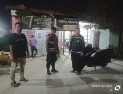 Patroli Malam,Giat Personil Polsek Medang Deras
