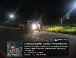 Ops Keselamatan Toba 2025: Cegah Balap Liar, Sat Lantas Polres Simalungun Gelar Patroli Malam di Jalur Strategis