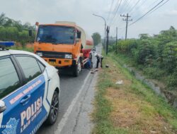 Respon Cepat!!! Satlantas Polres Batu Bara Bantu Evakuasi Mobil Truk Rusak di Tanjakan Jalinsum dan Himbau Pengedara Berhati-Hati dan Jaga Keselamatan