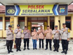Polsek Serbalawan dan PPL Kecamatan Dolok Batu Nanggar Jalin Koordinasi Dukung Program Ketahanan Pangan