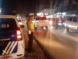 Kasat Lantas Polres Batu Bara , Gelar’ Patroli Blue Light Di Lokasi Rawan Laka