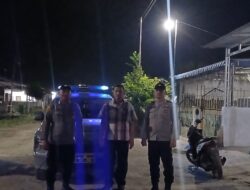 Polsek Medang Deras, Gelar’ Patroli Malam Antisipasi Tauran Antar Remaja
