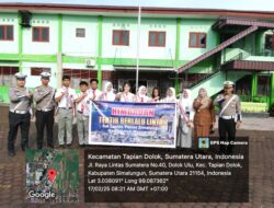 Sat Lantas Polres Simalungun Sosialisasi Operasi Keselamatan Toba 2025 di SMK Negeri 3 Pematangsiantar