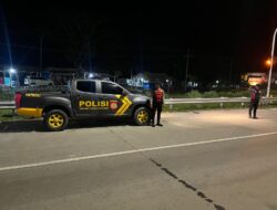 Personil Sat Samapta Polres Batu Bara, Malaksanakan Patroli Blue Light.