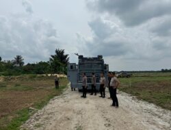 Polres Batu Bara Laksanakan Pengecekan dan Penyiraman Lahan Jagung untuk Program Ketahanan Pangan