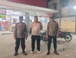 Polsek Medang Deras, Gelar Patroli Malam Antisipasi Kejahatan Geng Motor