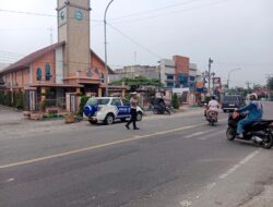 Sat Lantas Polres Batu Bara Pengamanan Ibadah Minggu Disejumlah Gereja