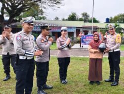 Sat Lantas Polres Simalungun Gencar Sosialisasi dan Penindakan Selama Operasi Keselamatan Toba 2025