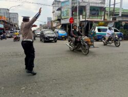 Sat Lantas Polres Batu Bara, Gelar Pengaturan Arus Lalulintas..