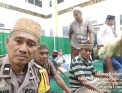 Bhabinkamtibmas Polsek Bosar Maligas Hadir di Tiga Masjid, Jamin Keamanan dan Ketertiban Ibadah di Ujung Padang