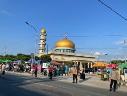 Polsek Lima Puluh, Melaksanakan Kegiatan PAM Pasar Tumpah, Menciptakan Situasi Kamtibmas yang Aman, 